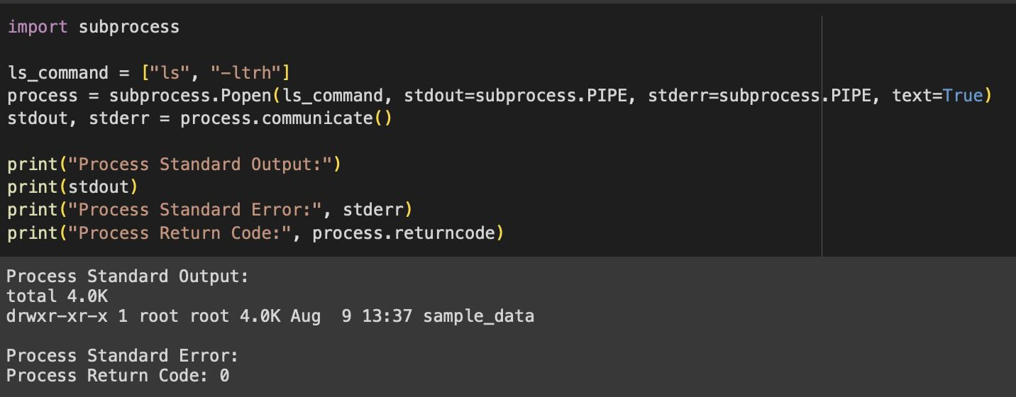 Python POpen Subprocess Example